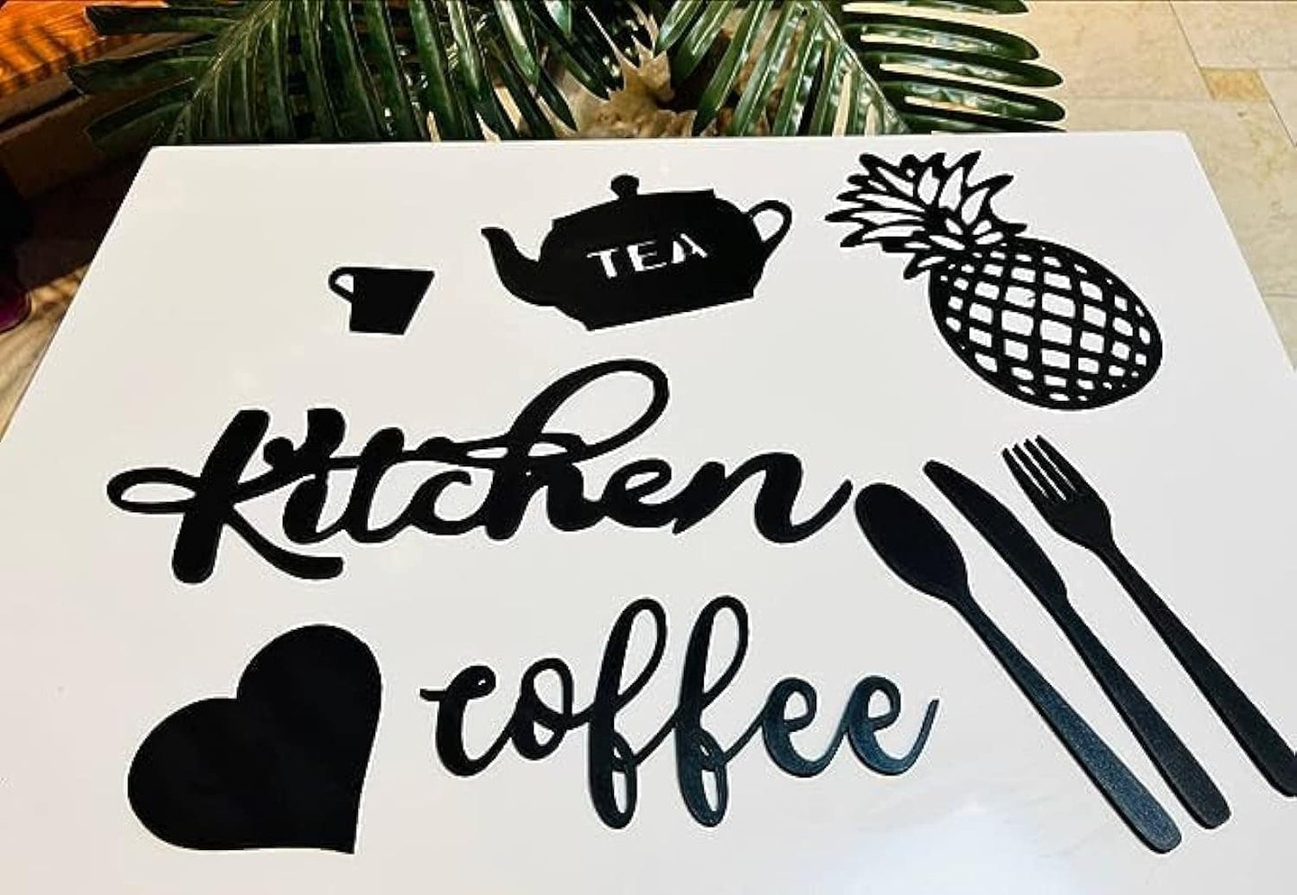 طقم ديكور حائطي للمطبخ - Kitchen Wall Set (8 قطع)