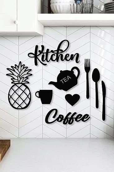 طقم ديكور حائطي للمطبخ - Kitchen Wall Set (8 قطع)
